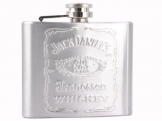 JACK DANIEL\'S 5 OZ Portable Stainless Steel Hip Flask