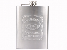 JACK DANIEL\'S 8 OZ Portable Stainless Steel Hip Flask