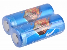 LusteFire 5000mAh 3.7V Rechargeable Li-ion 26650 Battery with PCB Protection(1 Pair)