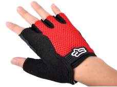 Black&Red Nylon Outdoor Half-finger Outdoor sport gloves