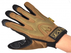 MECHANIXWEAR Brown Black Outdoor Sport Leather Full-finger gloves