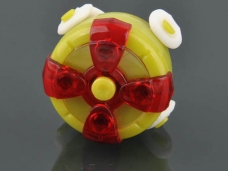 RAYPAL 4 LED 25lm Mini Rotating Color Bicycle Hot Wheels Headlight