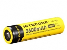 NITECORE 3.7V 9.6Wh 2600mAH 18650 Rechargeable Li-ion Battery