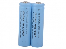 United PALIGHT Typ 3.7V 800mAh 14500 Li-ion Battery(1 Pair)