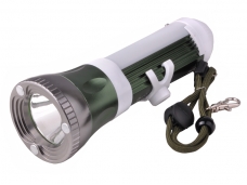 Small Tiger S870 4 Mode CREE Q5 LED + 3 Mode Red Light + 3 Mode White Light MultiFunction Rechargeable Flashlight