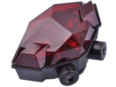 HONG HAO H-02 500mW Wavelength 625nm 2*AAA Bicycle Taillight