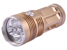 SKYRAY 5*CREE L2 LED 4 Mode 920Lm Aluminum Alloy LED Flashlight-Golden