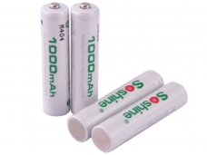 Soshine 1000mAh AAA 1.2V Rechargeable Ni-MH Battery(4 PCS)