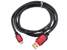 LX-A306 1.5M 3.5mm USB Charge Sync Cable For Samsung Galaxy S2/S3/S4 and HTC Smart Phone