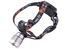 BORUIT RJ-2188A CREE T6/ R5 LED 3 Mode Rechargeable LED Headlamp