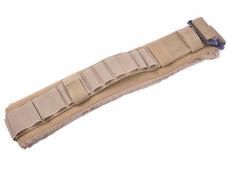 High Quality Adjustable Mud Color Shotgun Belt