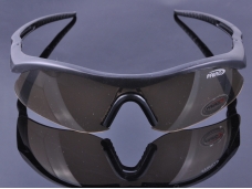 Plastic Outdoor UV 400 Protection Sports Cycling Glasses-Coffe