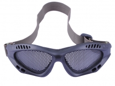 Plastic Outdoor Sports Mesh Glasses-Black