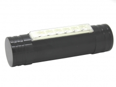 LT-XL80 6xLED 1200Lm 3 Mode Rechargeable 2 in 1 LED Flashlight Torch -Black