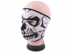 CS Sponge Cloth Full Protective Skull Face Mask-(Black+White )