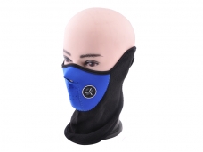 CS Sponge Cloth Half Face Protective Face Mask-(Blue+Black)