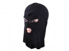 CS Three Hole Colth Cover Face Mask-Black