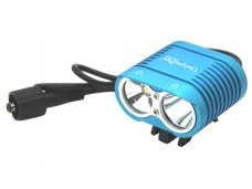 UniqueFire LT-HD-016 New Design 2xCREE XML T6 LED 3 Mode 5000Lm LED Bicycle Headlight-Blue