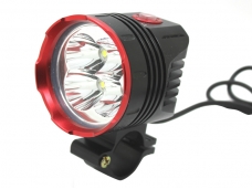 UniqueFire HD-017 New Design 4xCREE XML T6 LED 3 Mode 4000Lm LED Bicycle Headlight