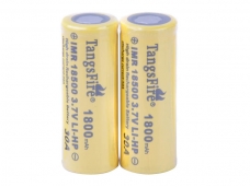 TangsFire IMR 18500 1800mAh 3.7V Rechargeable Li-HP Battery (1 Pair)