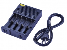 TangsPower T4 4 Slot LED Displays Charging Battery Charger