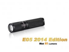 Fenix E05 (2014 Edition) CREE XP-E2 LED Mini 85Lm 3 Mode Waterproof Aluminum Alloy LED Flashlight Torch