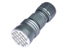 UV LED 395-400nm 21 LED Flashlight Torch