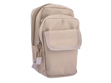 Multifunction the shoulder bag Messenger bag Outdoor pockets Bag Kit（Mud Color）