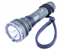 3*CREE XML T6 LED 2 Mode 3000Lm Aluminum alloy LED Diving Flashlight Torch (Titanium)