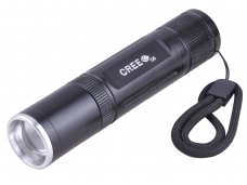 UltraFire AT-516 CREE XP-E / UV LED 650 Lumens 4 Mode Tail Switch LED Flashligth Torch