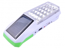 GS-208 20W 20*LED Solar Rechargeable LED Emergency Light, Camping Lantern