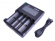 XTAR VC4 4 Slot Digital Displays Intelligent Charging Battery Charger