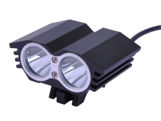 2*CREE T6 LED 1800 Lumens 4 Mode USB interface to charge LED Bicycle Headlight