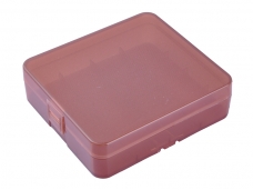 Soshine 4*18650 / 8*18350 Battery Plastic Case Holder Storage Box(Brown)