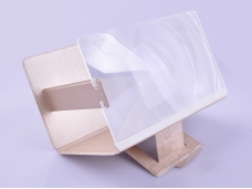 DADA Foldable Leather Cell Phone Screen Magnifier Expander Enlarge Holder for Smartphone