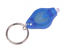 Plastic Blue LED Keychain Flashlight (ZY-B50)