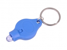 Plastic White Light LED Keychain with case (ZY-W41)