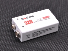 Soshine Rechargeable Battery 320mAh 9.6v LiFePO4 battery with Battery Box