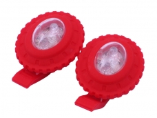 HJ015-2 2 LEDs Bicycle and Safety Light Set