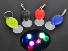 Plastic LED Keychain Promotional Gift 7 colors lighting Festival Light Mini LED Keychain