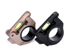 SPY11 25/30mm Aluminum Alloy Tactical Accessories Hunting Gun Ring Mount with Green Bubble Level