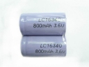 LC16340 3.6V 800mAh Li-ion battery 2-Pack