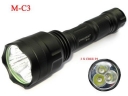 CONQUEROR M-C3 CREE 3 X WCQ5 LED 3-Mode Flashlights