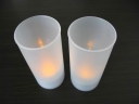 Yellow Flashing LED Candle ZY-T4