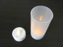 Yellow Flashing LED Candle ZY-T5