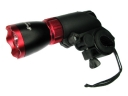 MXDL 3W 807A Multi-functional Bicycle Light - Red