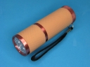 9 LED White light Flashlights (ZY-09O) With Fluorescence Rubber