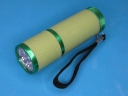 9 LED White Light Torch (ZY-09G) With Fluorescence Rubber