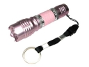 1 LED Aluminum Flashlight - Pink