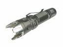 Stainless Steel Attack head CREE Q3 LED Flashlight